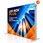 Ścianka podświetlana reklamowa LED BOX™ PLUS 200 × 240 cm
